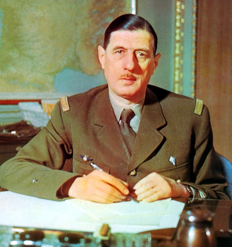General Charles de Gaulle seen