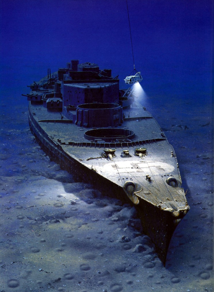 Bismarck Battleship Wreck