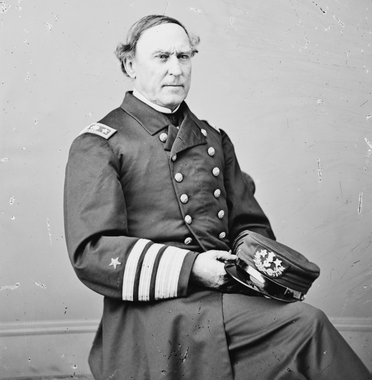 Admiral David G. Farragut, U.S. Navy, Portrait, circa 1865 