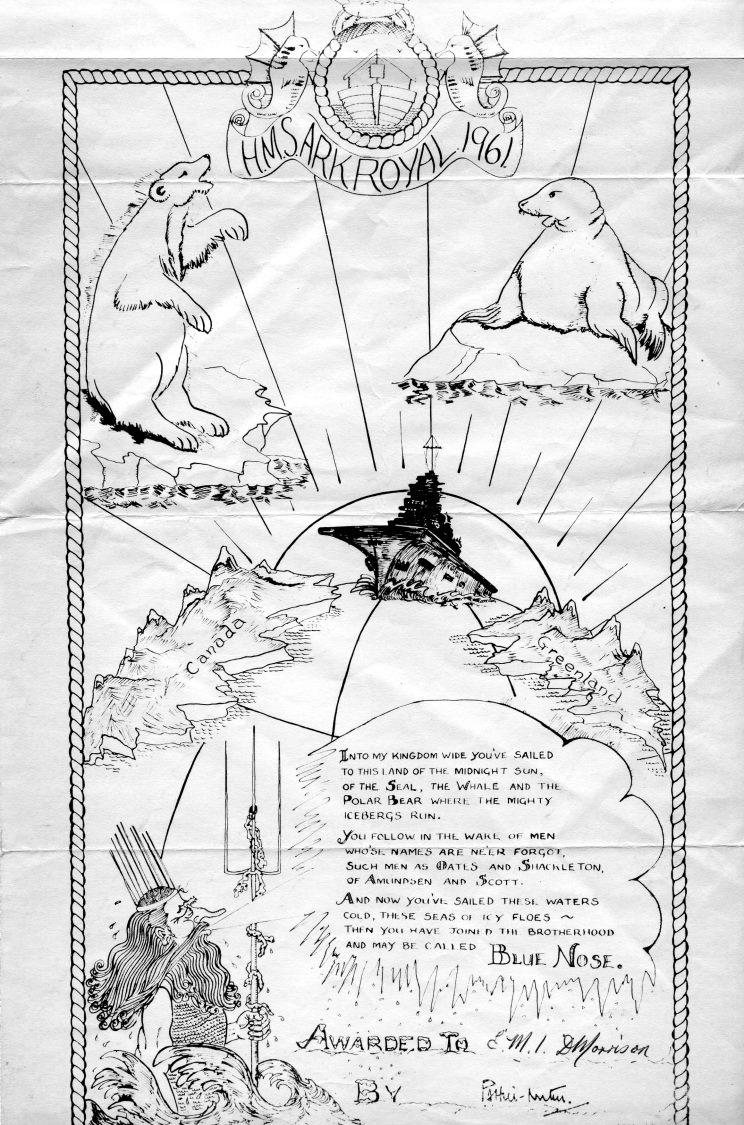 MaritimeQuest HMS Ark Royal R 09 Donald quot Don quot Morrison R N